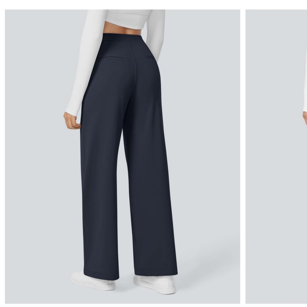 Halara Flex DayStretch High Waisted Pants - Navy Blue - Picture 2 of 2